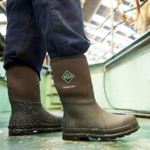 Muck Chore Mid XpressCool Hohe Stiefel Herren Braun | Deutschland-7324106