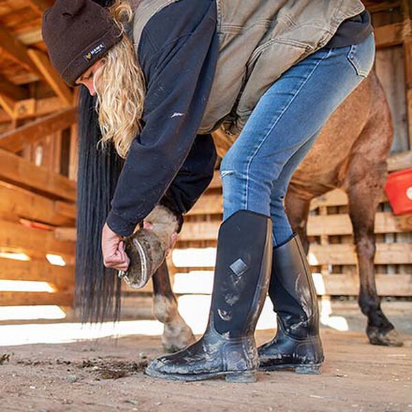 Muck Derby Hohe Stiefel Damen Schwarz | Deutschland-158034