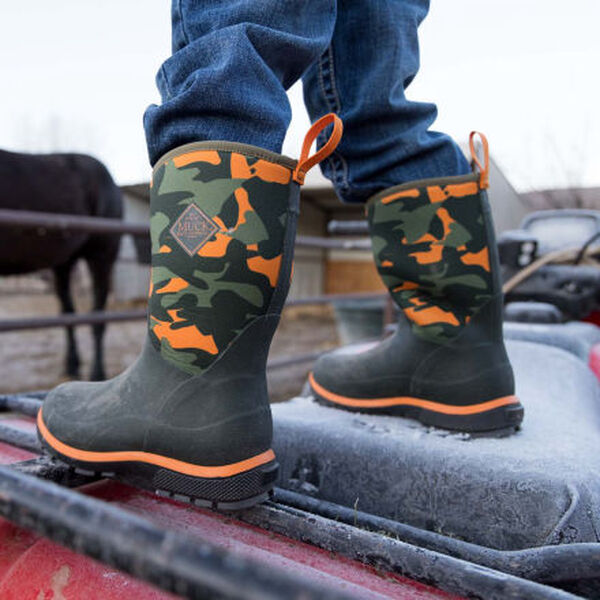 Muck Element Stiefel Kinder Dunkelgrün | Deutschland-512380